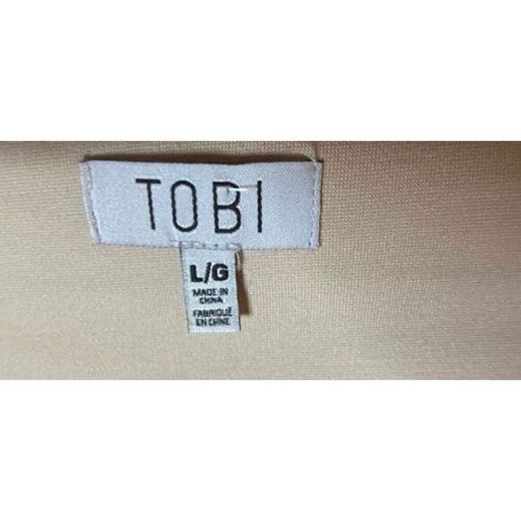 Tobi women’s nude khaki, Mehlrose lace up mini skirt, size large ￼￼ - Picture 6 of 6